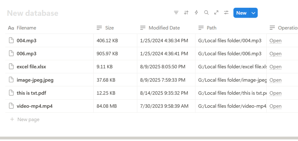 Guide to use Files to Notion